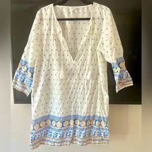 J. Crew Beach Cover Up Dress Size Large